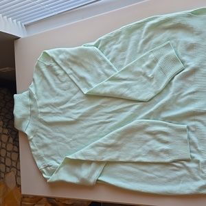 Gap seafoam green turtleneck tunic sweater